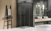 New Trendy Prime Black kabina kwadratowa 70x70x200 cm przejrzyste D-0350A/D-0351A 